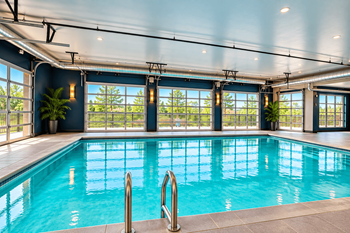 Indoor/outdoor pool - year round